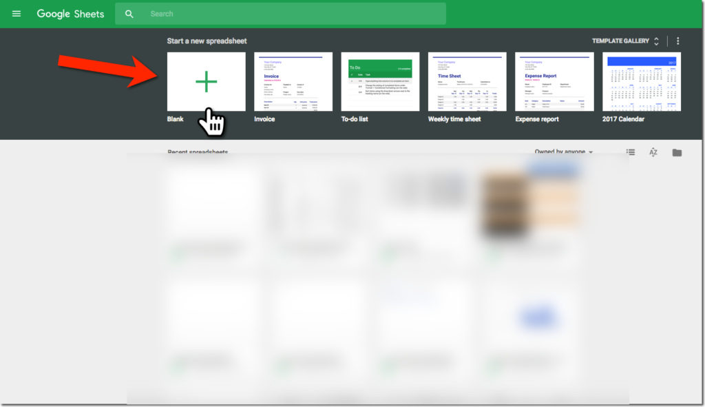 create-google-sheets